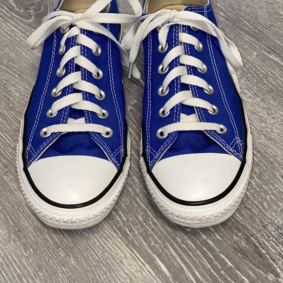 Converse All Star Blue Sneakers Summer Beach Vacation Skater Punk Rock - Picture 5 of 12